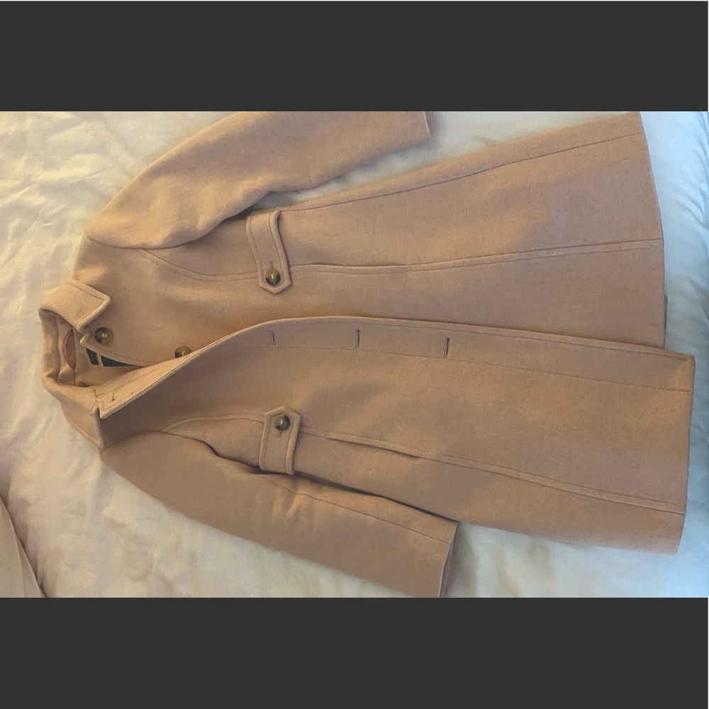 Frosted Pink Wool Coat - size 2